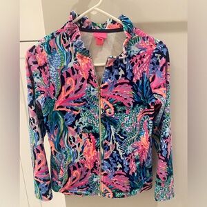 Lilly Pulitzer girls fleece zip up!!! GORGEOUS!